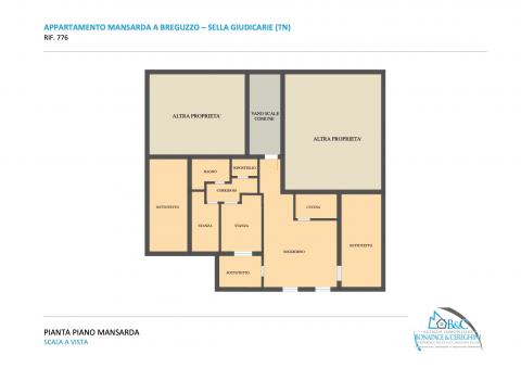 Planimetria piano mansarda