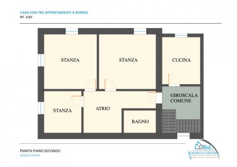 Planimetria piano secondo 