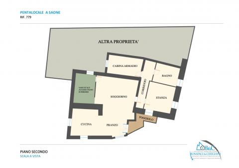 Planimetria secondo piano