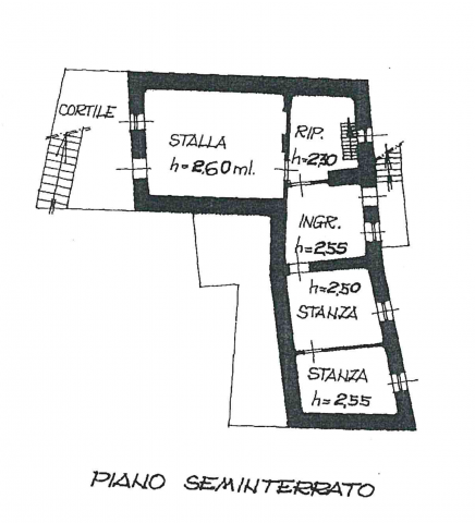 PLANIMETRIA 2 SEMINTERRATO